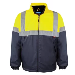 CASACO REFLETIVO DE DOIS TONS À PROVA DE CHUVA