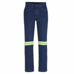 CALÇA JEANS DE TRABALHO COM FITA REFLECTORA