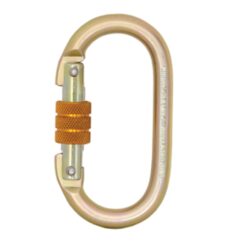 Mosquetão de travamento de um quarto de volta de aço inoxidável