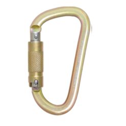 Mosquetão de aço com trava de tripla ação