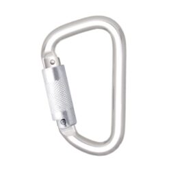 Mosquetão com trava de quarto de volta em alumínio PN117